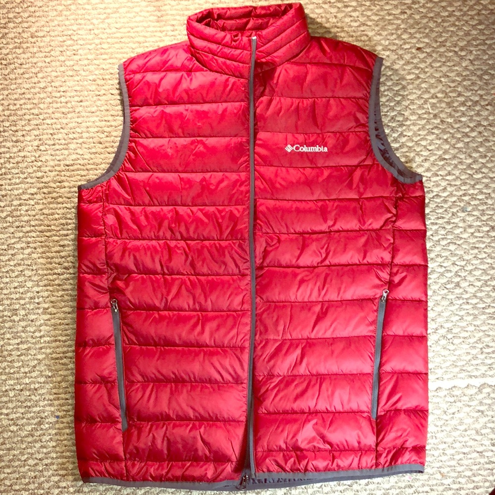 Columbia Sportswear Company Red Vest Large-Tall